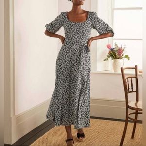 Boden midi jersey dress with tie waist 2P